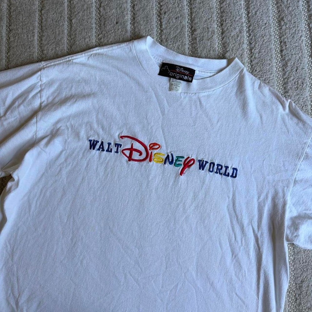 Vtg 90s Walt Disney World T Shirt Size L / XL Kidcore Cartoon Retro